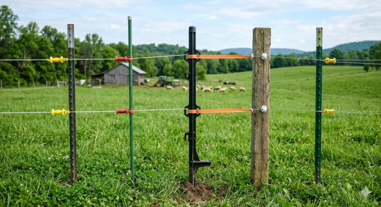 Oszlopok és karók összehasonlítása – melyiket válaszd villanypásztorhoz?