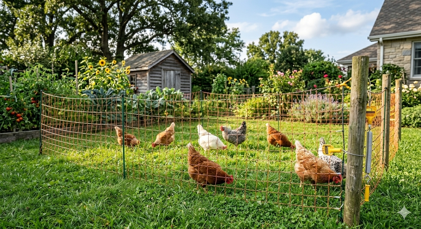 Baromfi és apróállat villanypásztor – hatékony védelem kis területen