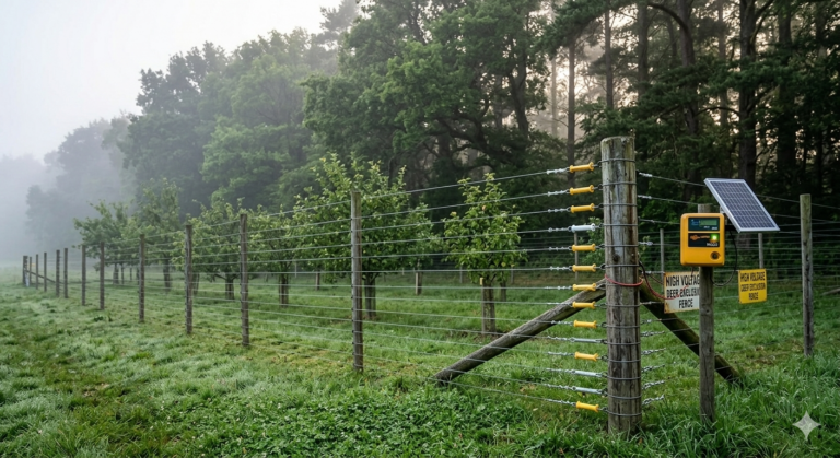 Villanypásztor szarvas és őz ellen – erdők, kertek, ültetvények védelme