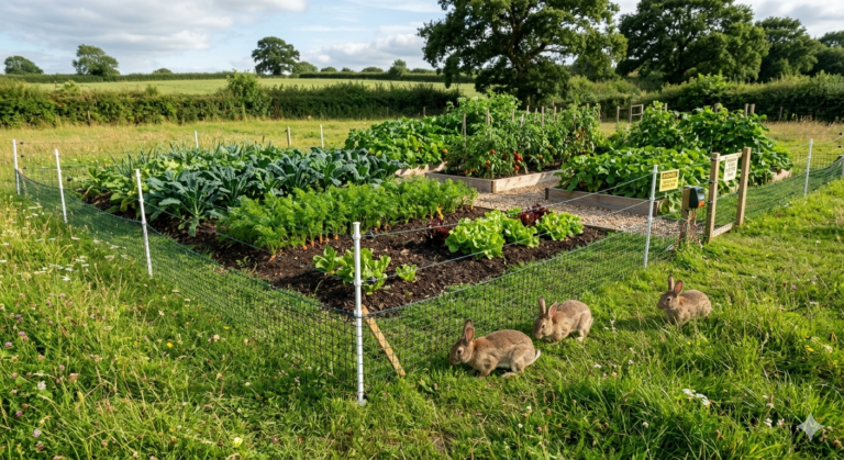 Villanypásztor nyúl és mezei állatok ellen – veteményes és ültetvény védelme