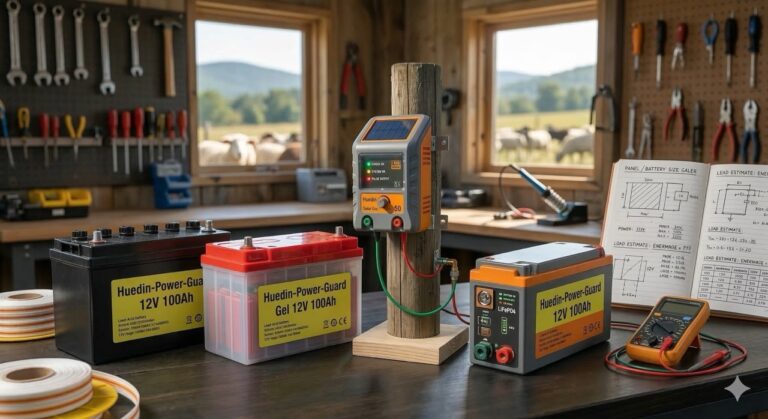 Akkumulátor kiválasztása villanypásztorhoz – típusok, kapacitás, élettartam