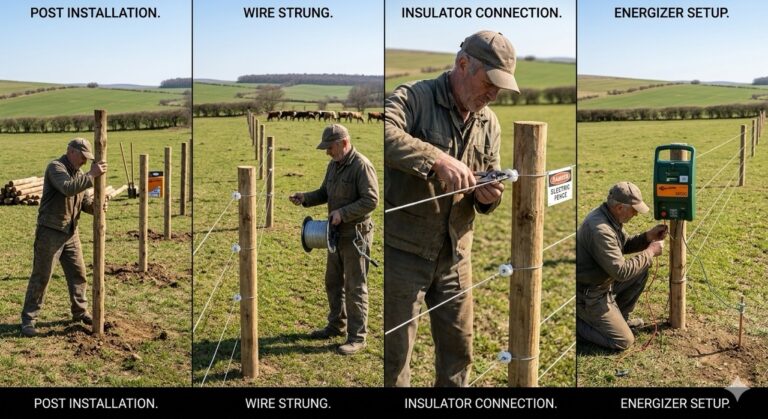 Villanypásztor telepítése lépésről lépésre