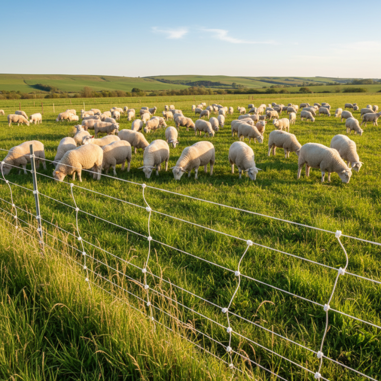 Villanypásztor birkához nagy nyájban