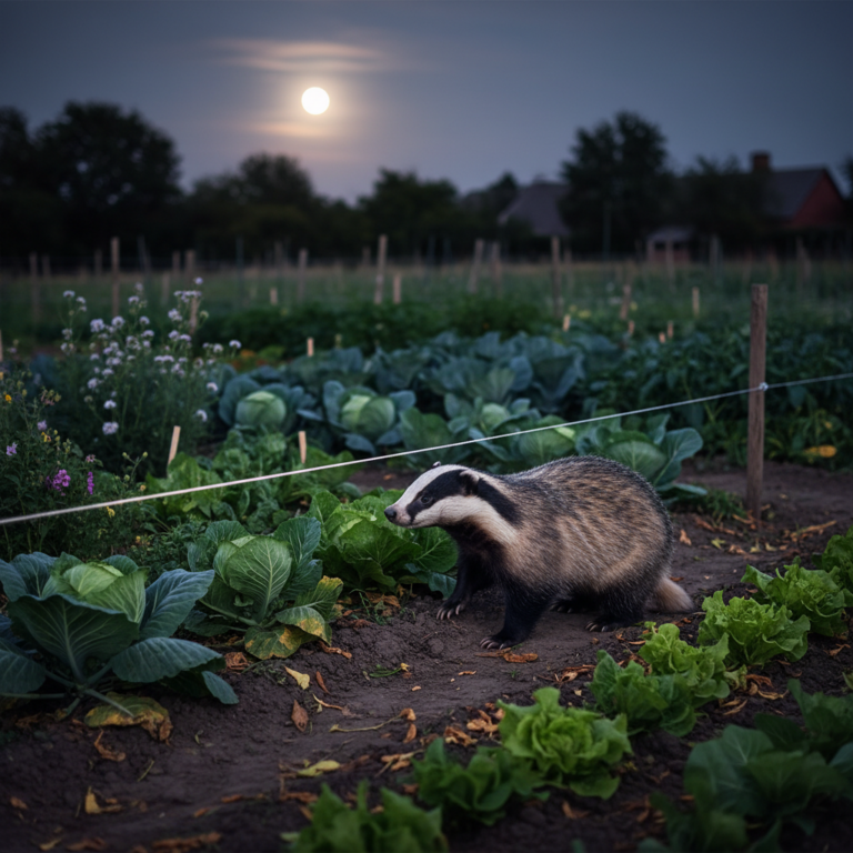 Villanypásztor borz ellen