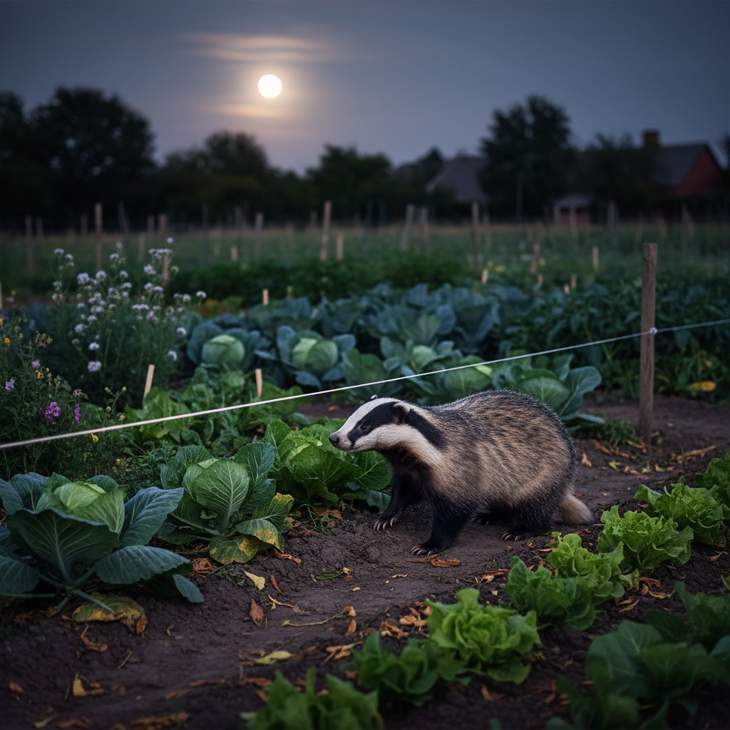 Villanypásztor borz ellen
