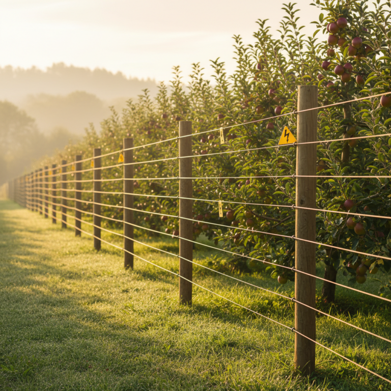 Villanypásztor gyümölcsösbe: hogyan védd az ültetvényt?