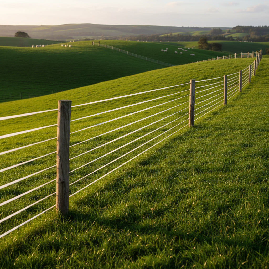 Villanypásztor kiépítése dombos egyenetlen terepen