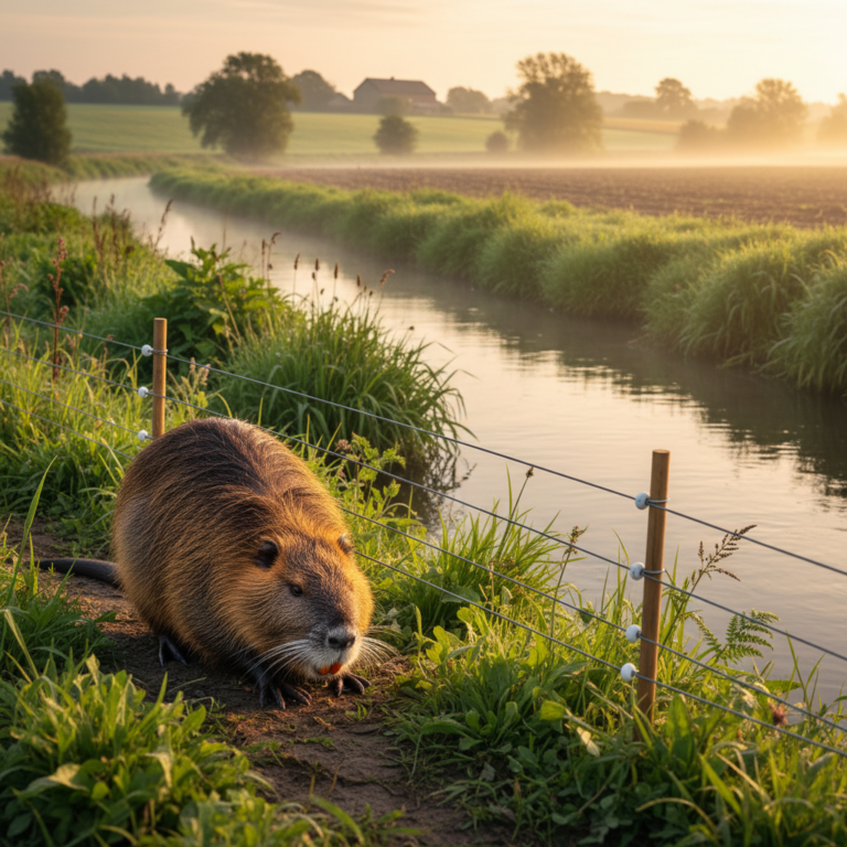 Villanypásztor nutria ellen