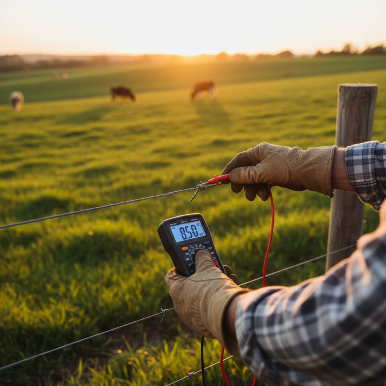 Hogyan mérj feszültséget a villanypásztor rendszeren?