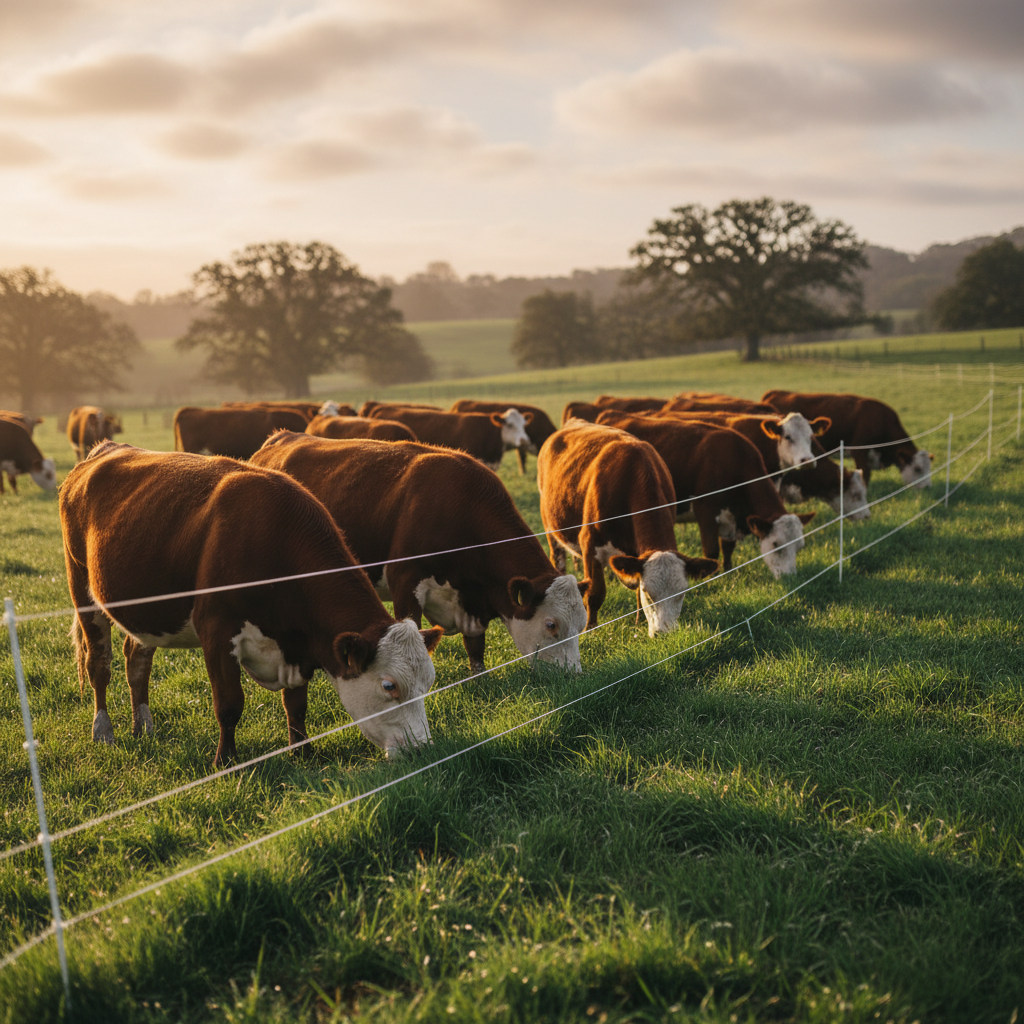 Szarvasmarha-legelő felosztása mobilpásztorral: egy gazda megoldása