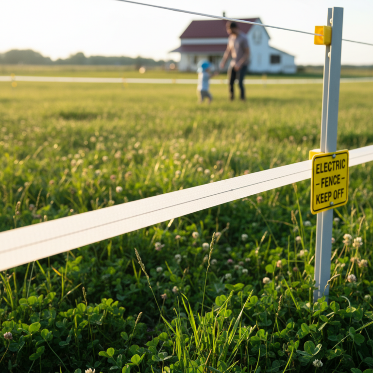 Villanypásztor biztonságos üzemeltetése gyerekek közelében