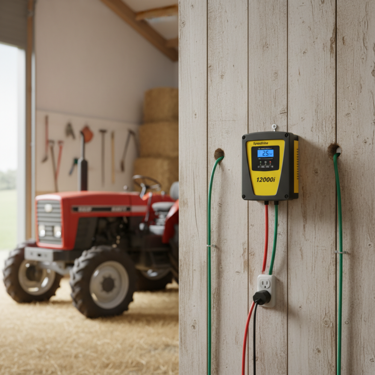 Villanypásztor energizáló felszerelési helyének megválasztása